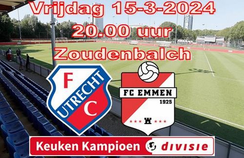 Jong FC Utrecht - FC Emmen